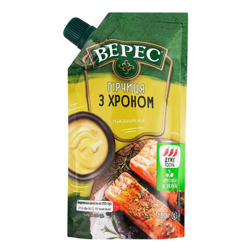 Гірчиця “З хроном” 130 г д/п “Верес”