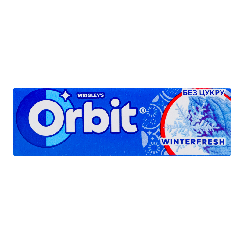 Жув. гумка ORBIT Winterfres 14г Ріглі