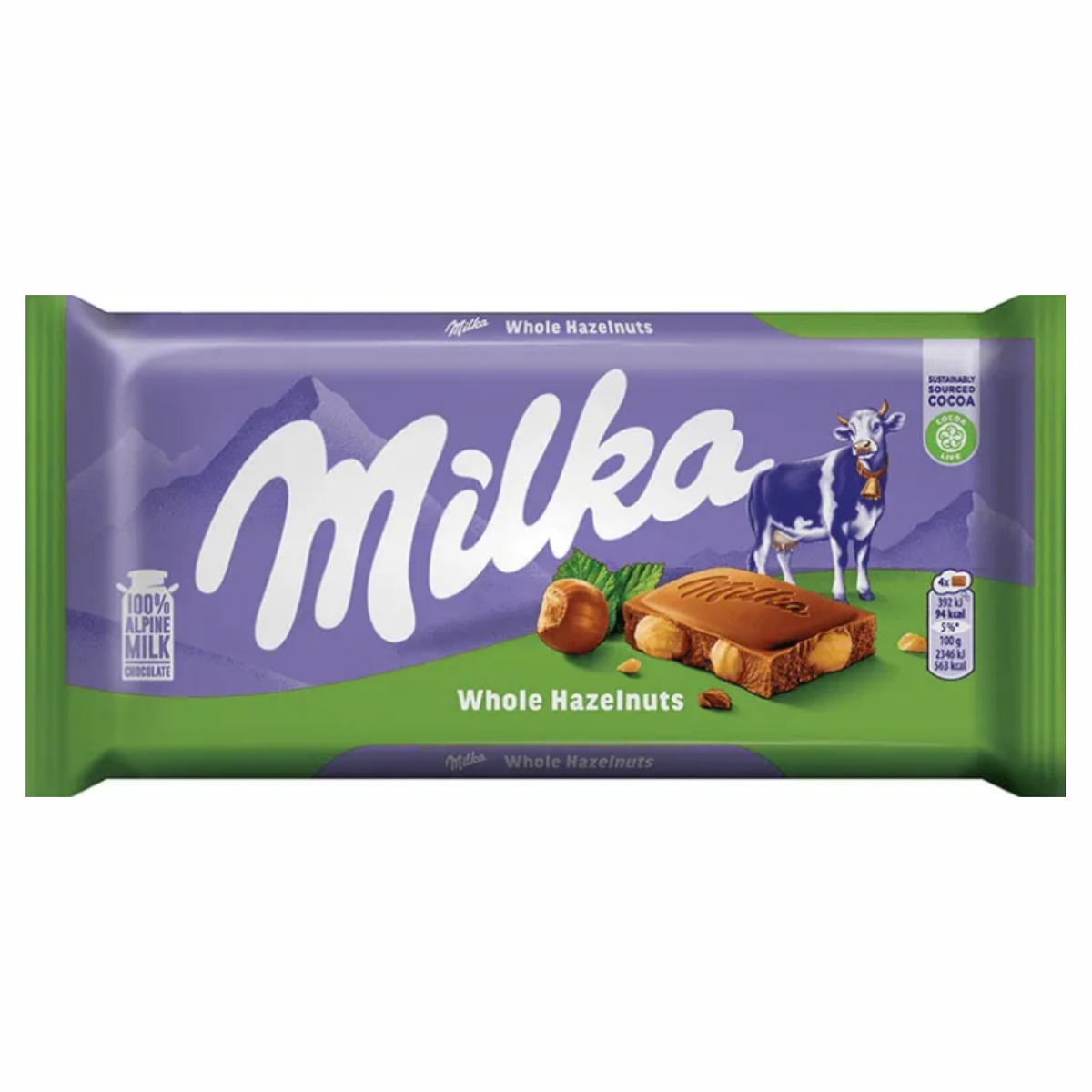 Шоколад Мілка горіх 90г Крафт