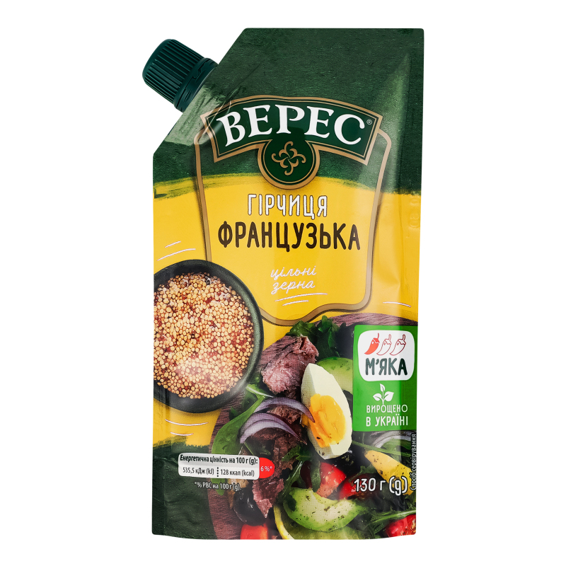 Гірчиця “Французька” 130 г д/п “Верес”