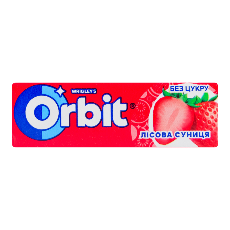 Жув.гум “ORBIT” Strawberry 30*14г 420г /Ріглі/