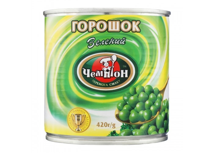 Горошок зелен “Чемпіон” преміум ж/б 425мл