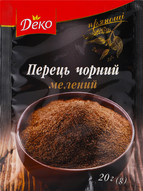 Перець чорний мелений Деко 20г