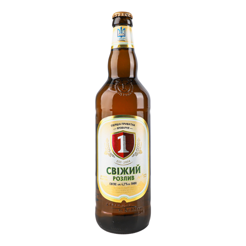 Пиво свіжий розлив 4.5% 0.65л ПБ
