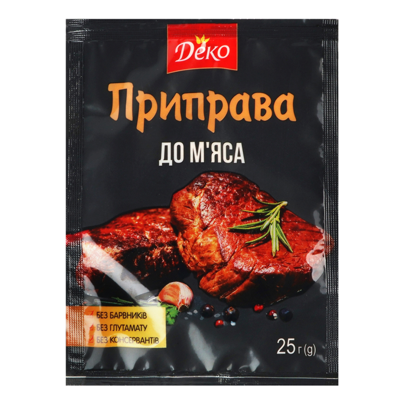 Приправа до м’яса 25г Деко
