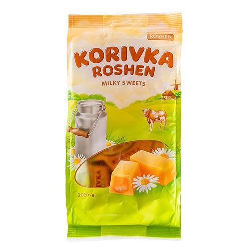 Цукерки шок Корівка 205г Рошен