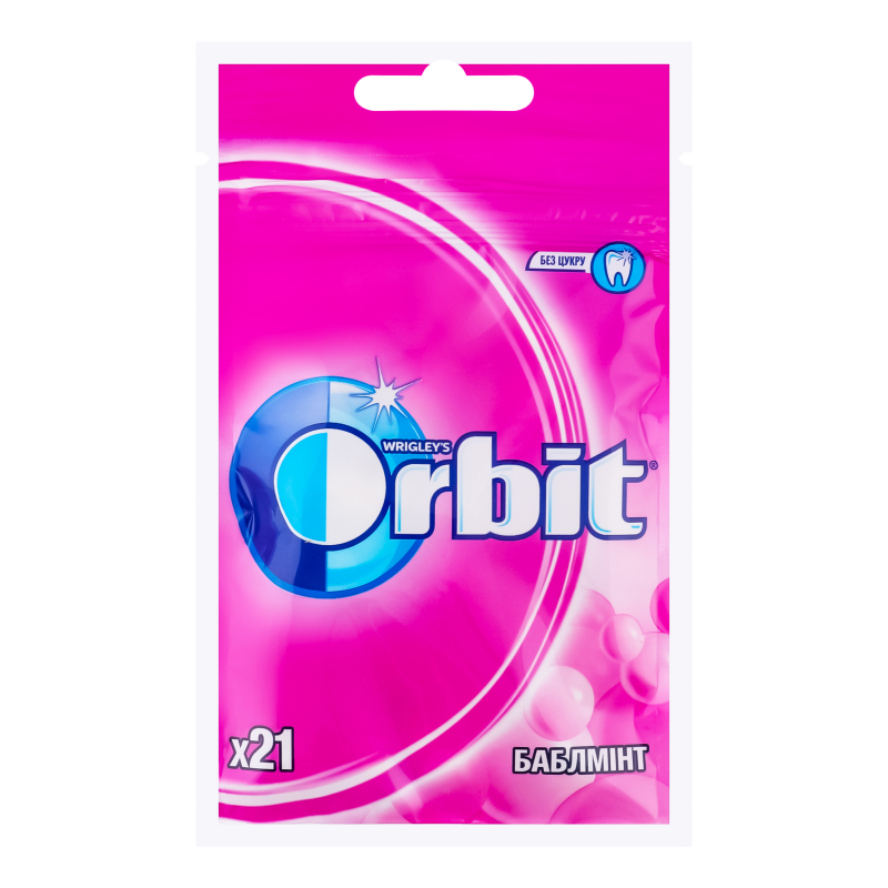 Жув.гумка Orbit Bag Bubblemint 29г