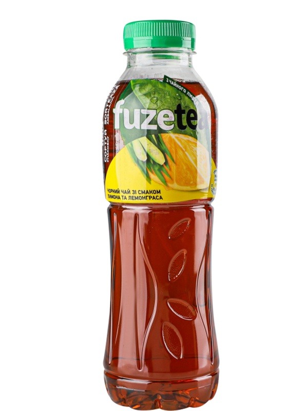 Чай чорний Fuzetea лимон-лемонграс 500мл