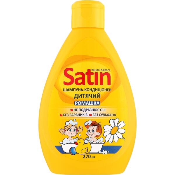 Шампунь-конд д/дітей Satin Natural Balance ромашка 270мл