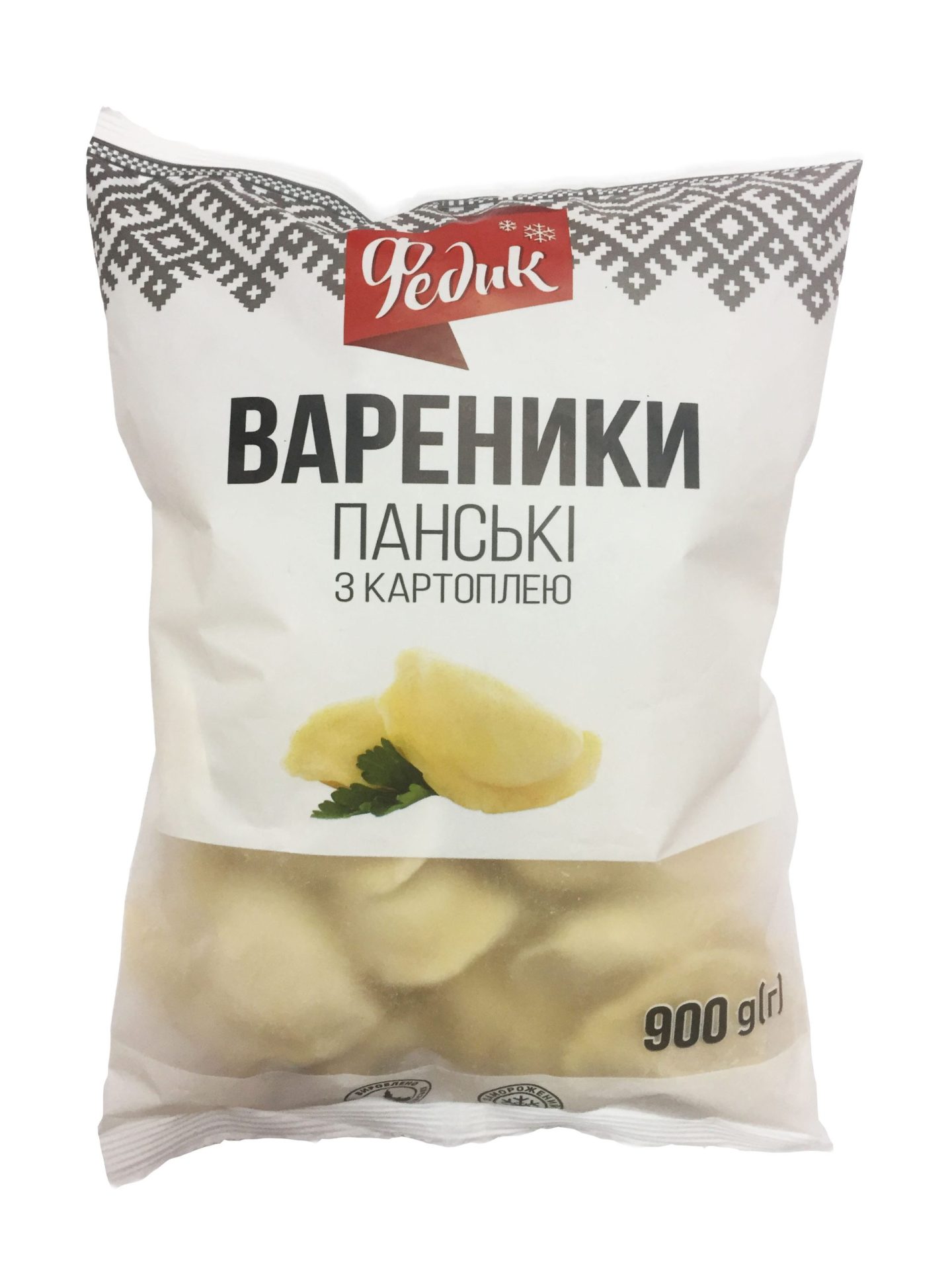 Вареники Панські картопля 800г Федик