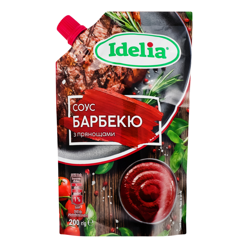 Соус Барбекю д/п 200г IDELIA