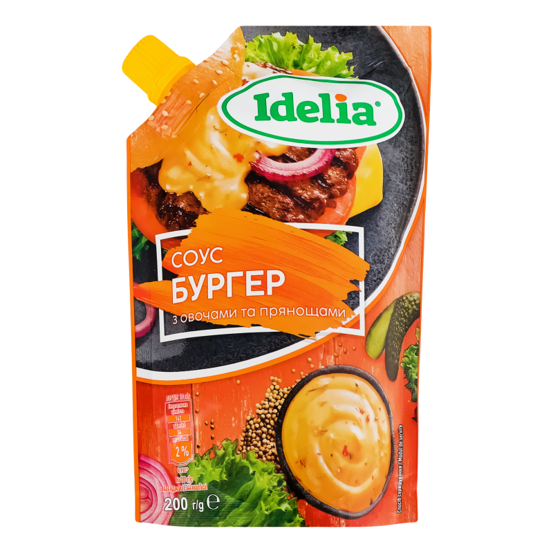 Соус Бургер д/п 180г IDELIA