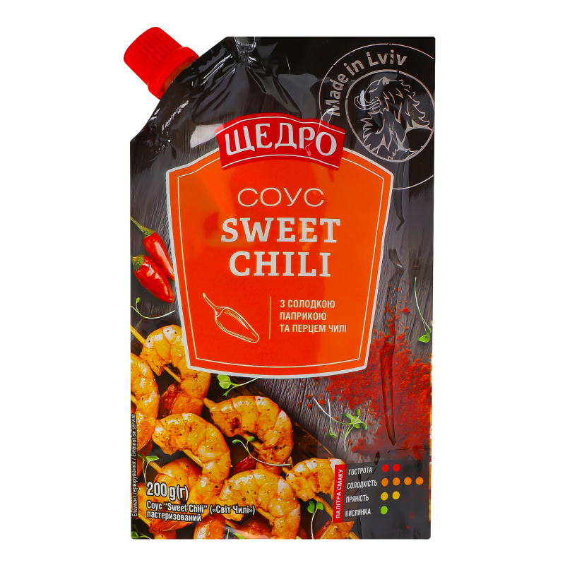 Соус Sweet Chili д/п 200г Щедро