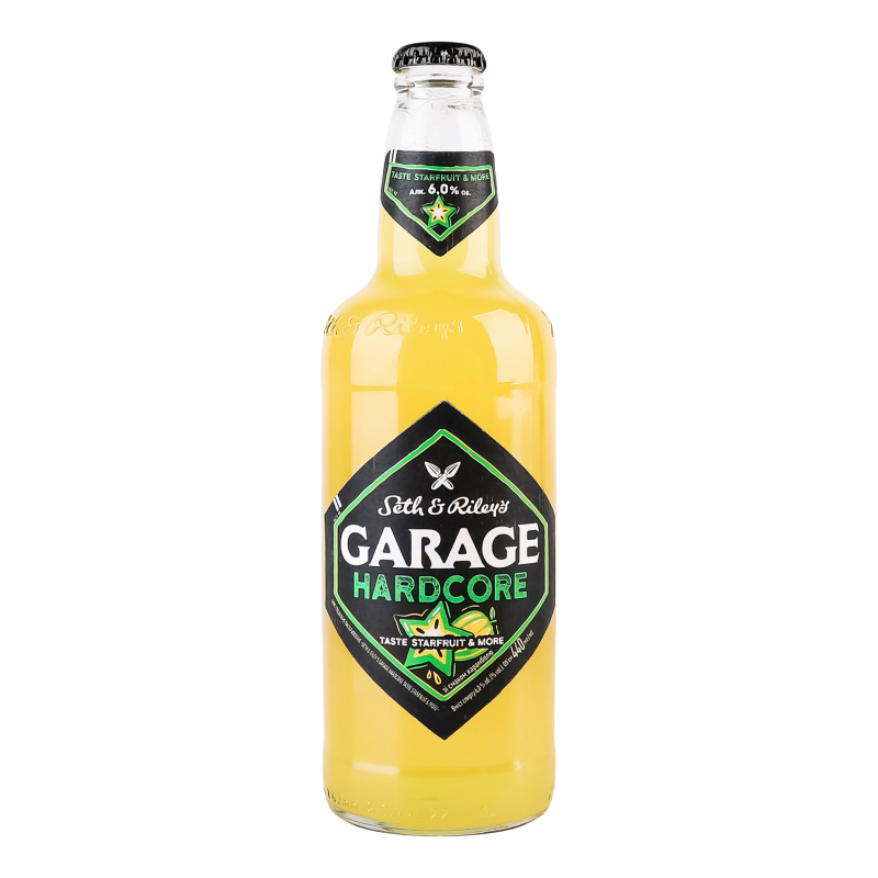 Пиво Seth&Riley’s Garage Hardcore taste Starfruit&More с/б 0,44л