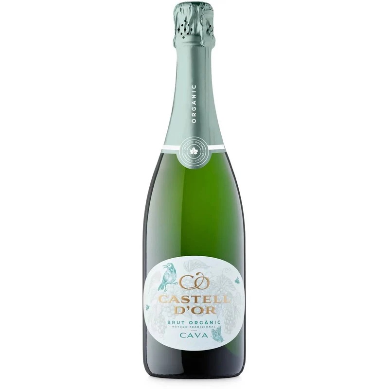 Вино ігр CASTELL D’OR CAVA D.O. біле брют 0,75 Іспанія