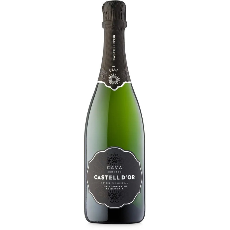 Вино ігр CASTELL D’OR CAVA D.O. semi sec біле брют 0,75 Іспанія