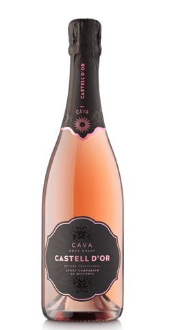Вино ігр CASTELL D’OR CAVA D.O. рожеве брют 0,75 Іспанія