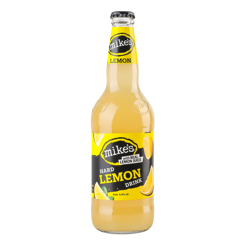 Пиво Mike’s Hard Drink лимон 4,4% с/б 0,43л