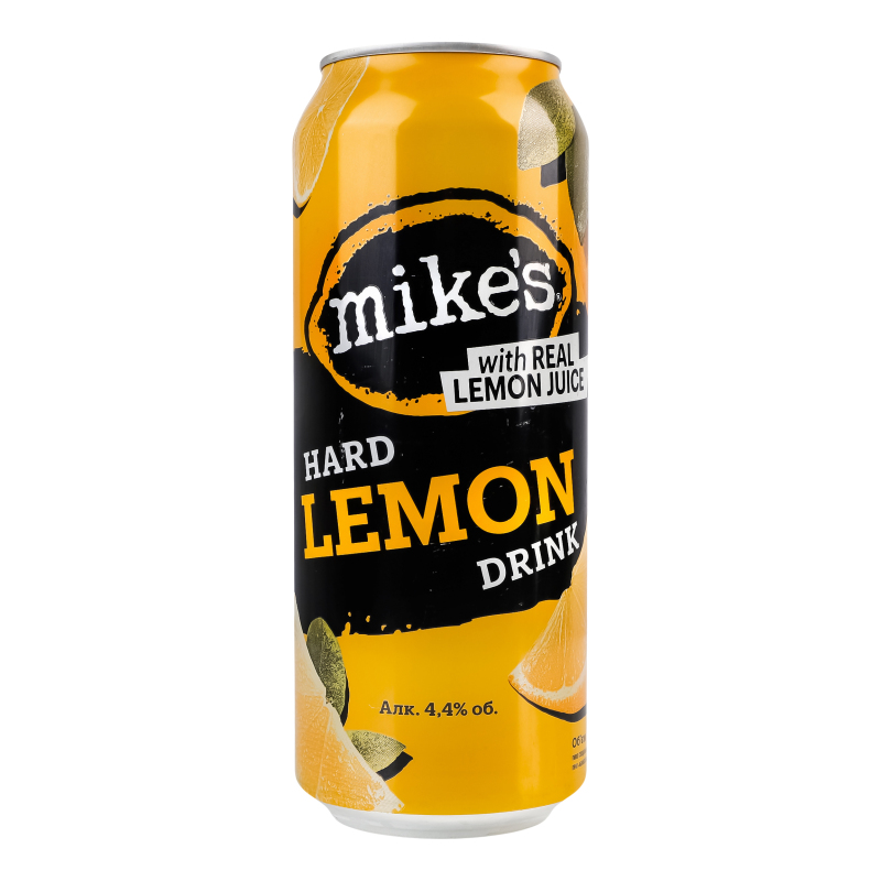 Пиво Mike’s Hard Drink лимон 4,4% ж/б 0,5л