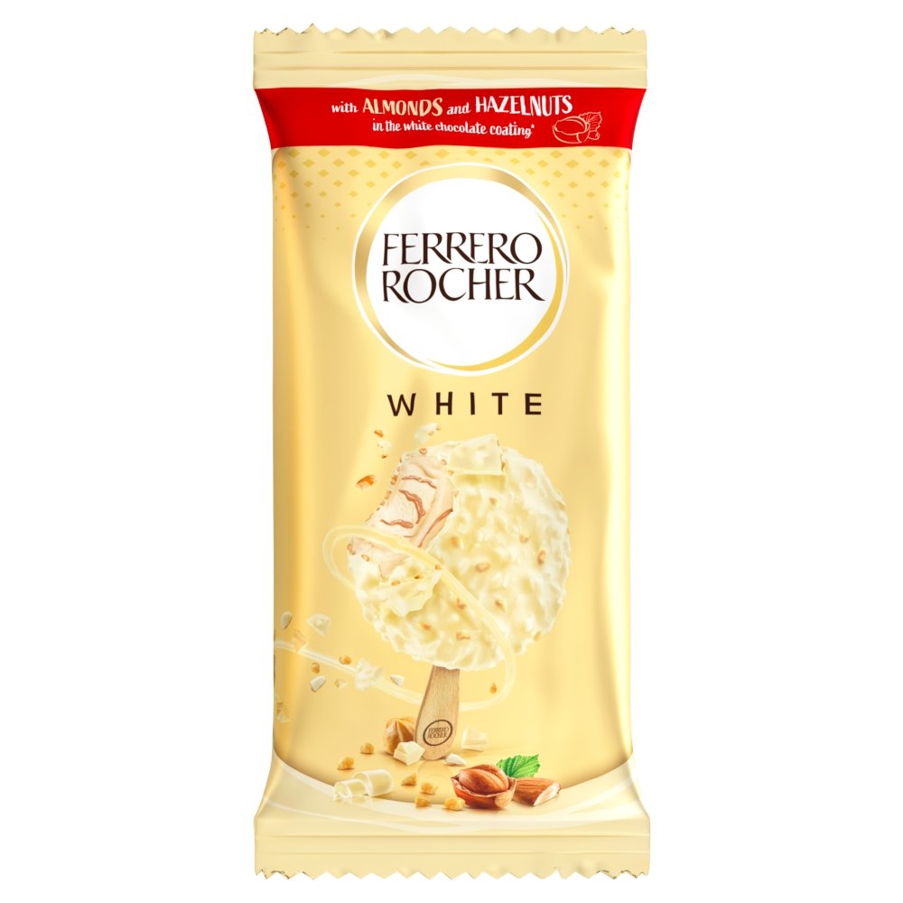 Морозиво Ferrero Rocher White ескімо 50г