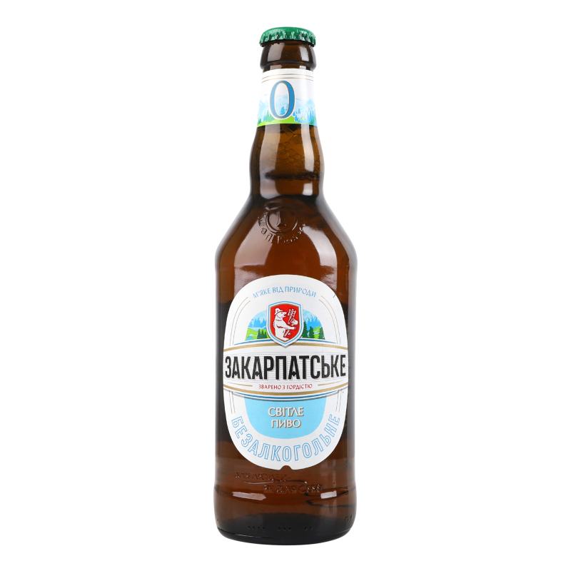 Пиво б/а Закарпатське №0 0,5л ППБ