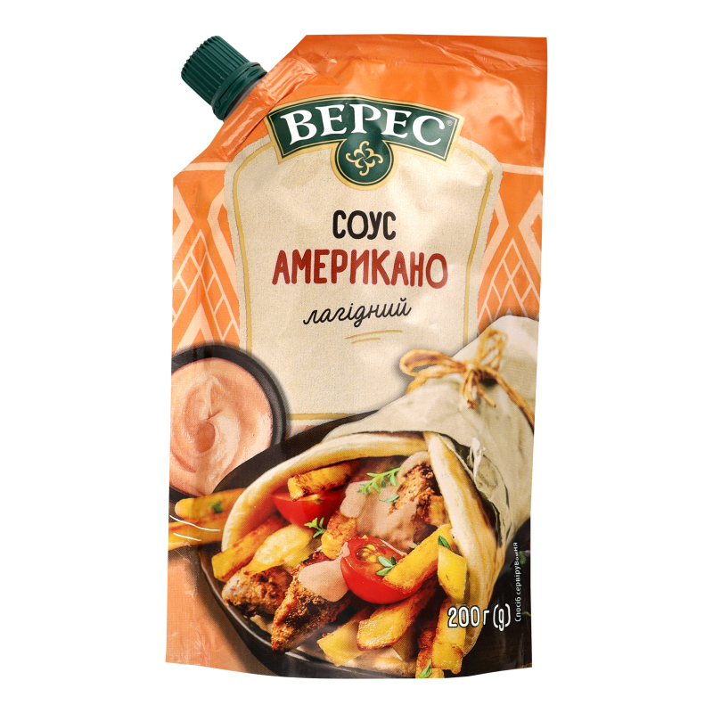 Соус майонезний Американо лагідний д/п 200г Верес