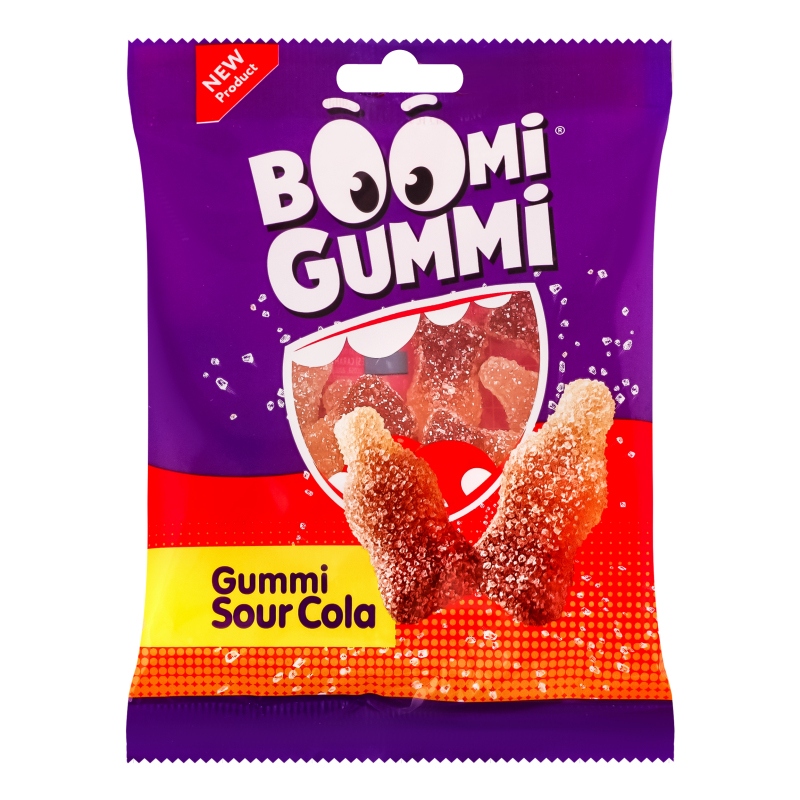 Цукерки желейні Boomi Gummi Sour Cola 70г