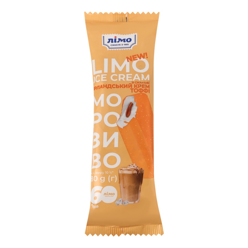 Морозиво LIMO ICE CREAM ірланд.крем-тоффі 80г Лімо