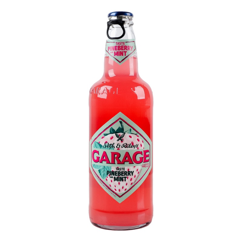 Пиво  Seth&Riley`s GARAGE taste Pineberry and mint 4,4% 0,44л