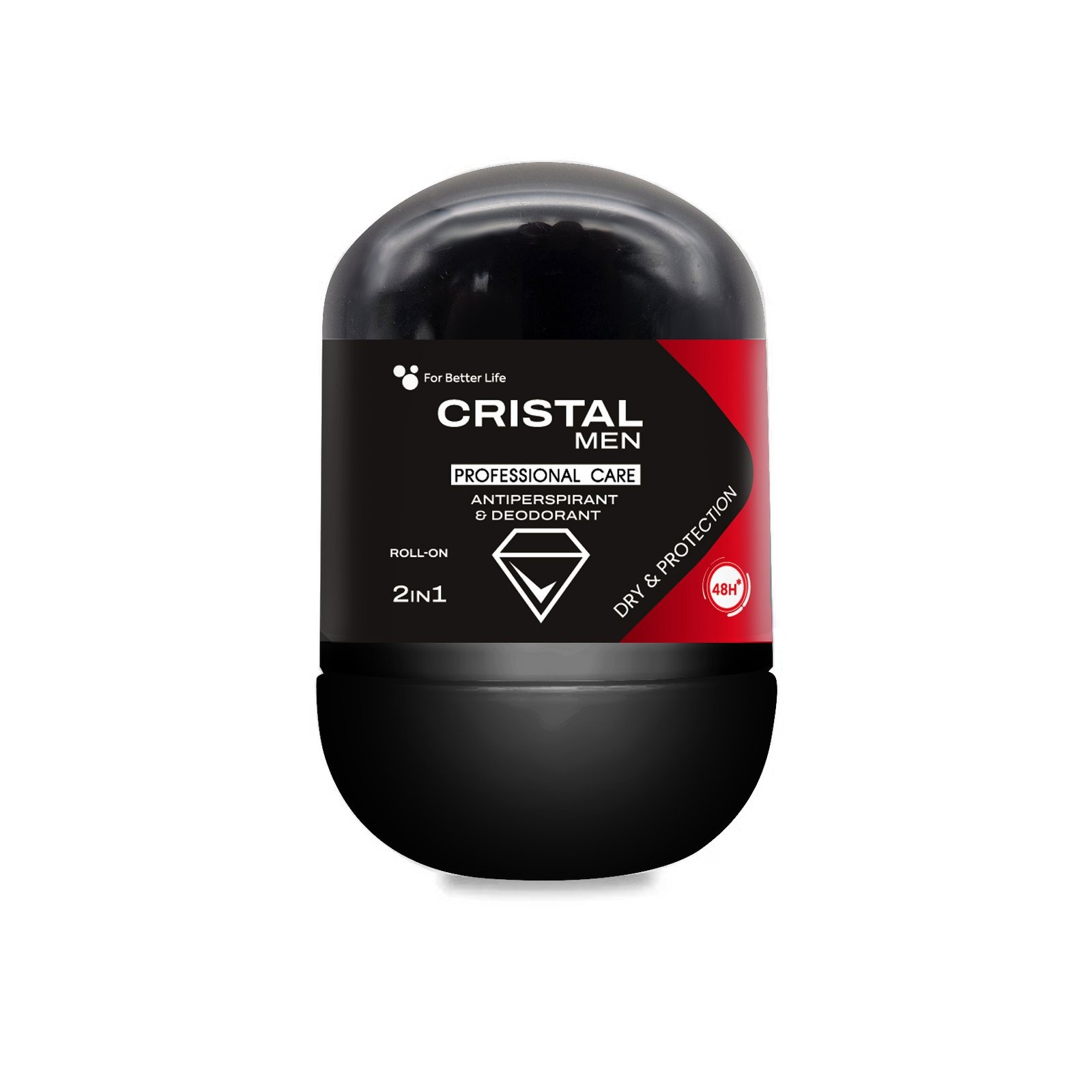 Антиперспірант кул  CRISTAL чол  2 в 1