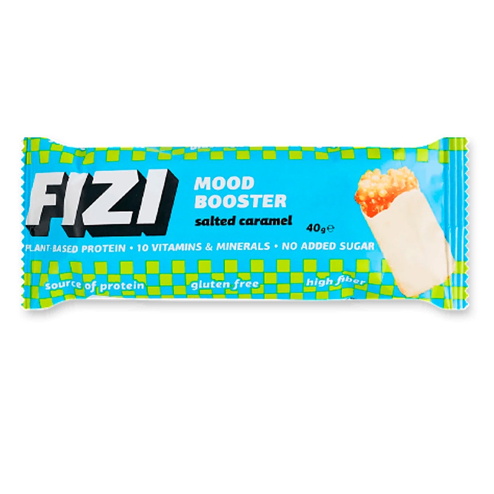 Батончик Salted Caramel біла глазур 40г FIZI