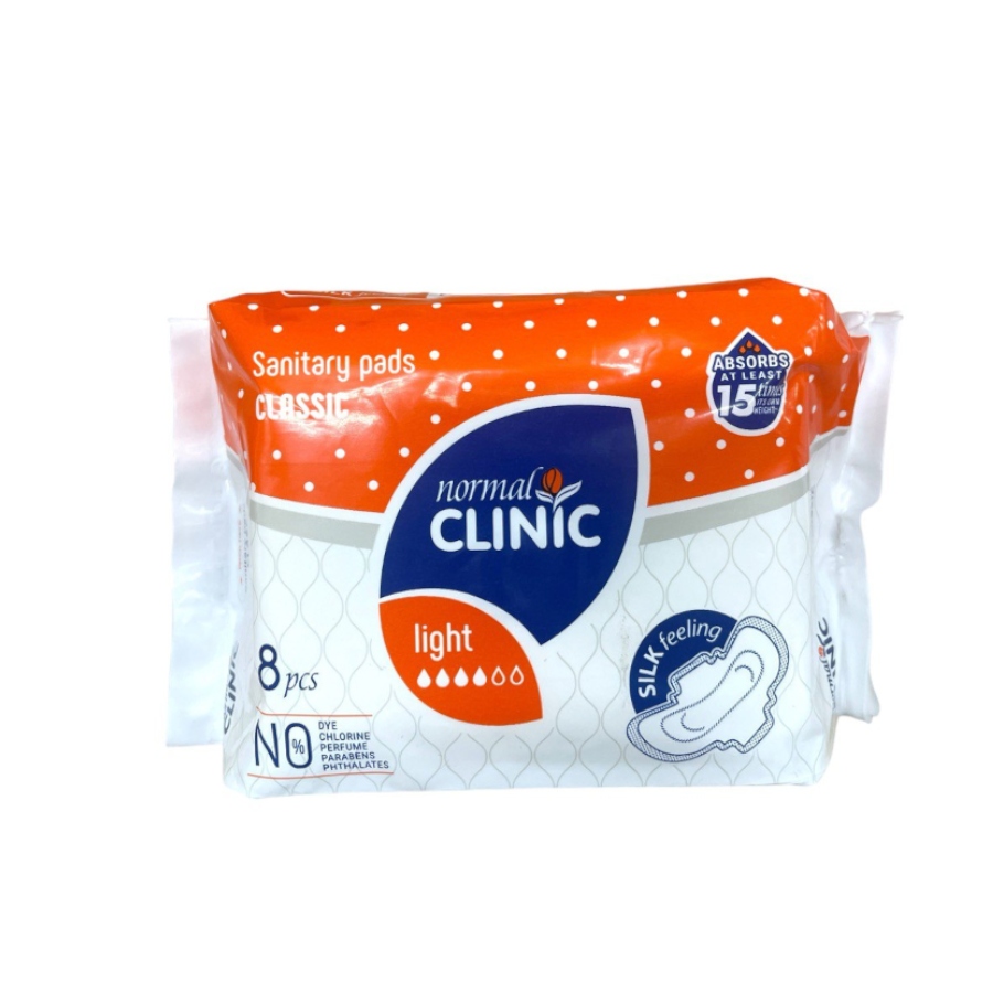 НАБІР 2+1 Прокладки  normal CLINIC д/крит днів silk feeling – 5 крапель,8шт
