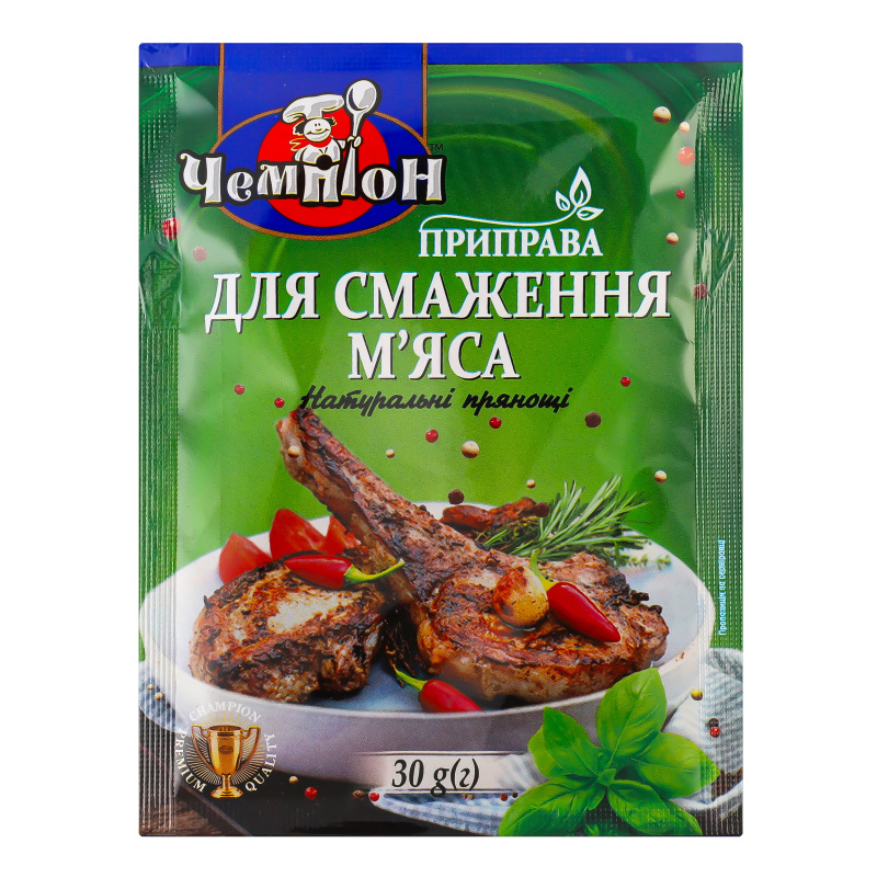 Приправа Для смаження м’яса 30г Чемпіон