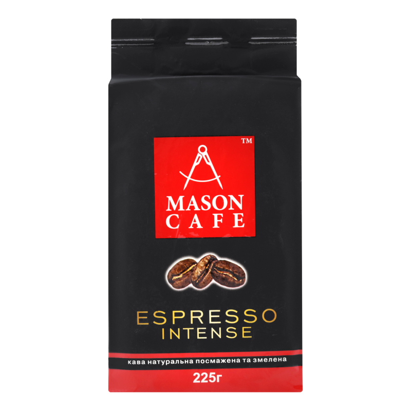 Кава мелена Espresso Intense 225г Mason cafe