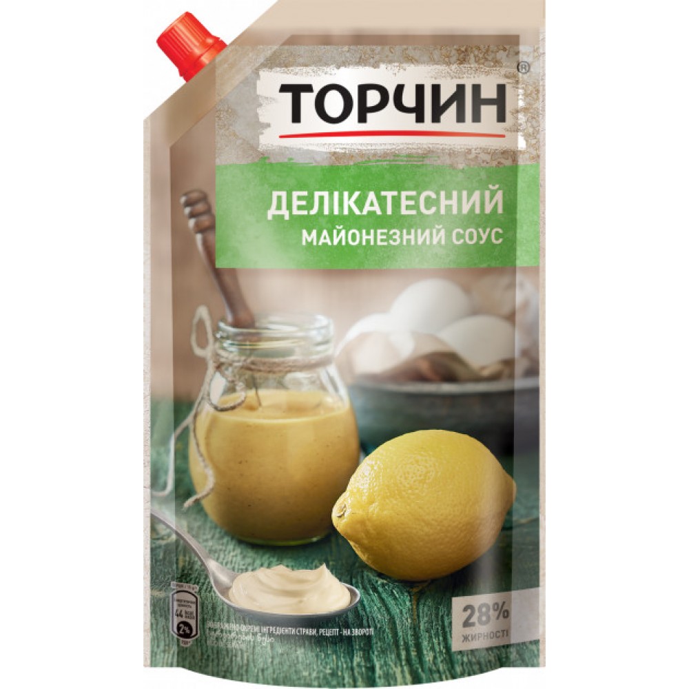 Соус Майонезний Делікатесний д/п 500г Торчин