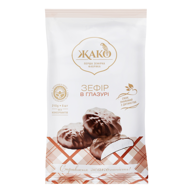 Зефір в глазурі 210г Жако