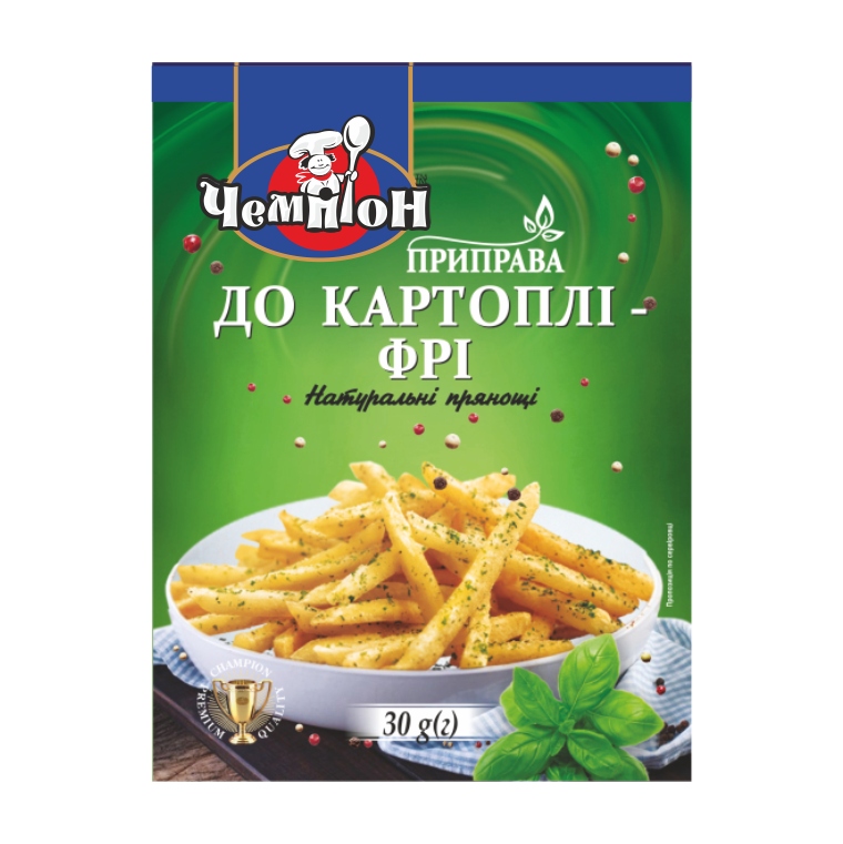 Приправа До картоплі-фрі 30г Чемпіон