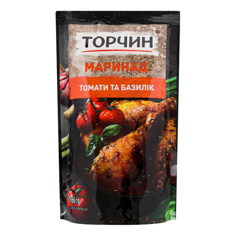 Маринад Томати та Базилік 160г Торчин