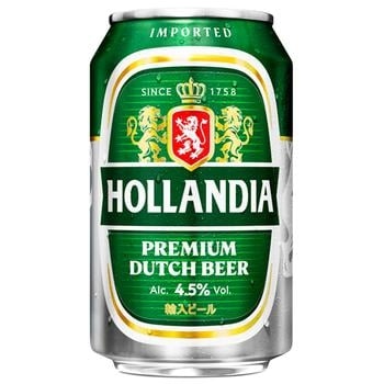 Пиво Голландия Import ж/б 0,33л