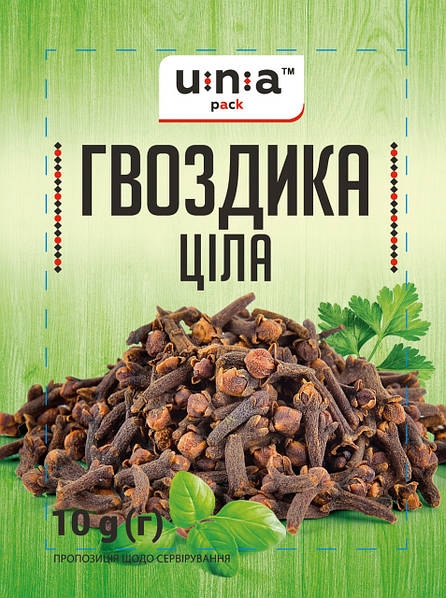 Гвоздика ціла 10г UNA
