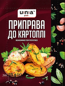 Приправа до картоплі 25г UNA
