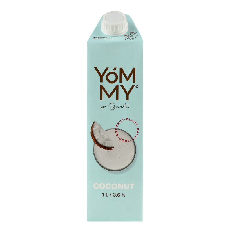 Напій кокосовий YOMMY 3,6% 1л Галичина