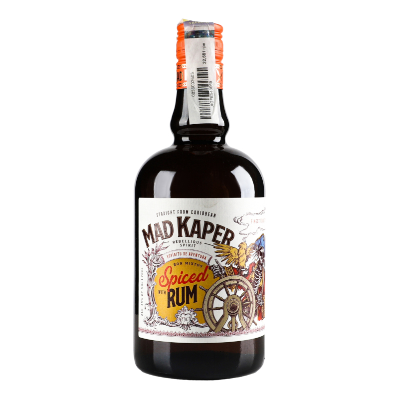 Напій на осн.рому Mad Kaper Rum Spiced 35% 0,7л