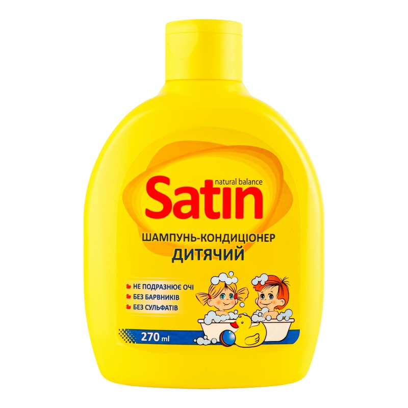 Шампунь-конд д/дітей Satin Natural Balance 270мл