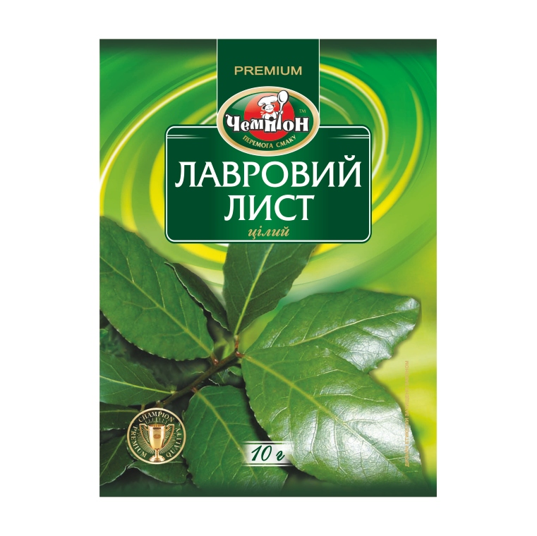 Лист лавровий цілий 10г Чемпіон