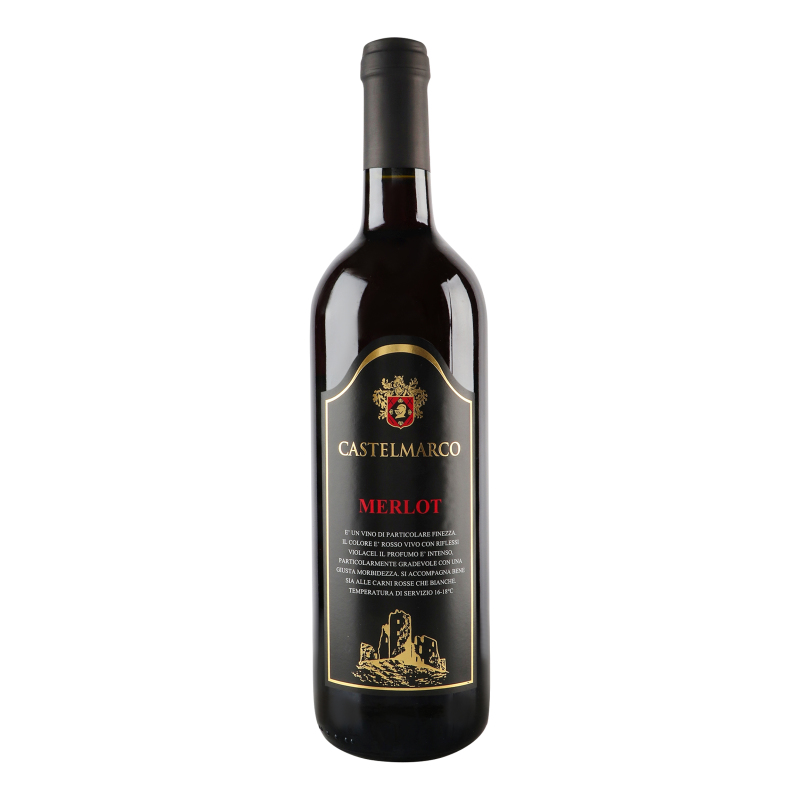 Винo черв/сух Varietale Merlot Rosso12% 0.75л Італія