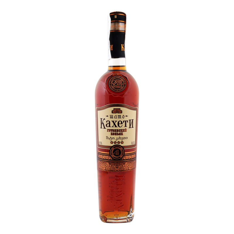 Бренді груз. Шато Кахеті 4р 40% 0,5л