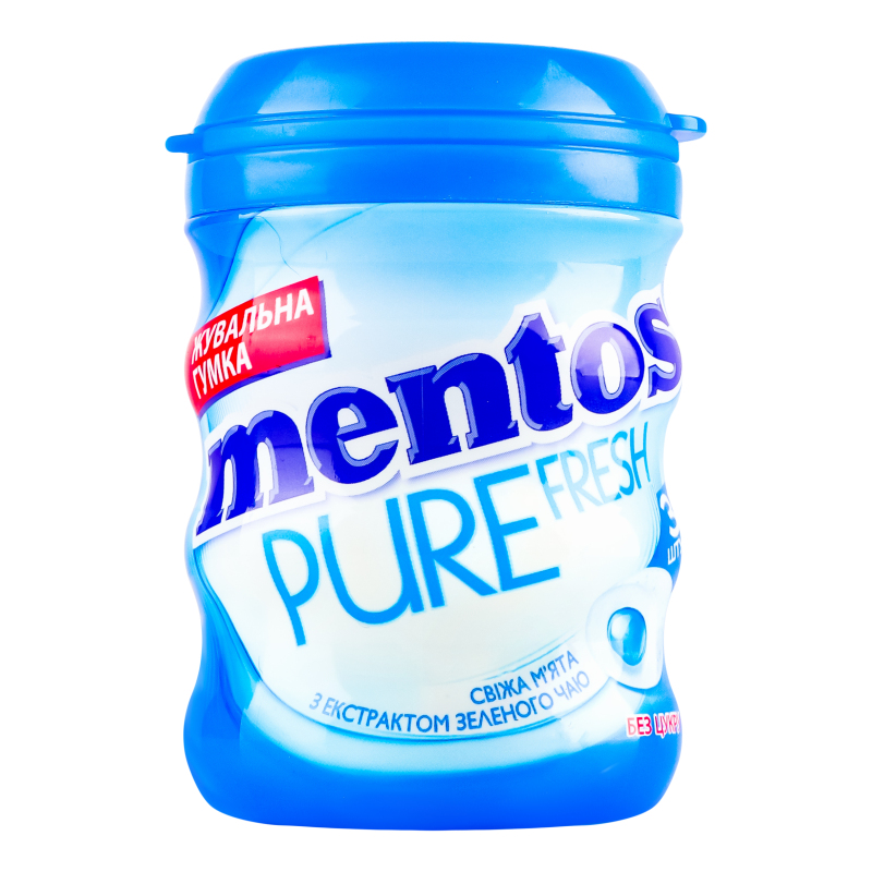 Жув.гумка Mentos PureFresh М’ята 56г Perfetti
