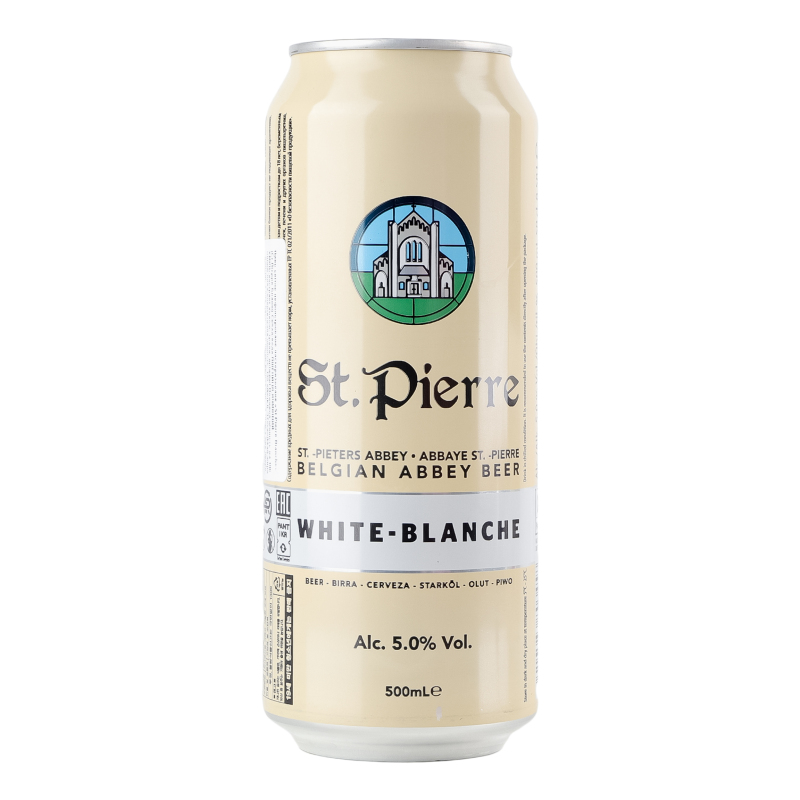 Пиво St.Pierre Blanche 5% ж/б 0,5л