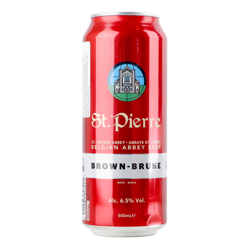 Пиво St.Pierre Brune 6,5% ж/б 0,5л